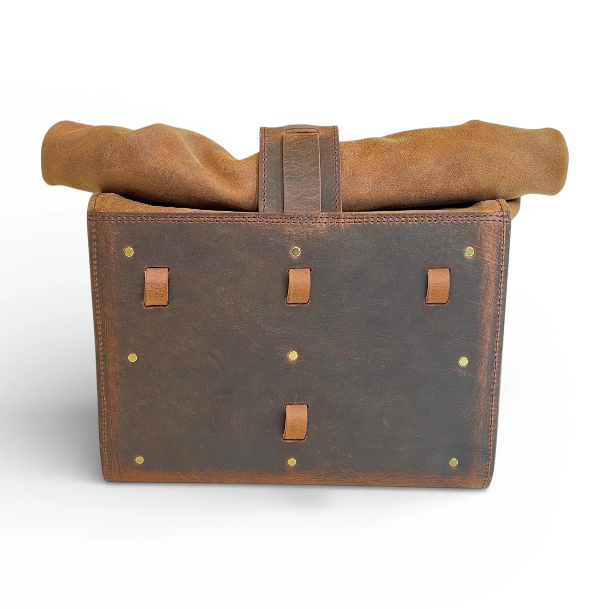 Universal Leather Rolltop Pannier - URP01 (Solo Bag)