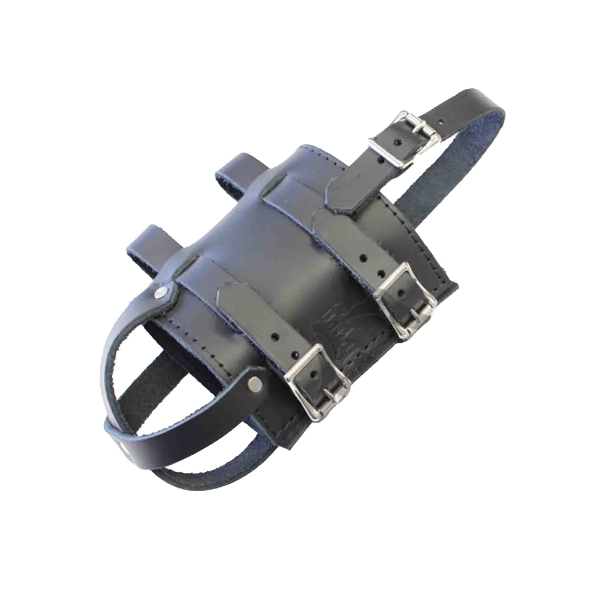 Add a piece of mind to your ride with the FB01 spare fuel gas bottle carrier. Hand crafted in USA with premium leather and top quality hardware. Durable and stylish, it's the perfect fit for your motorcycle.